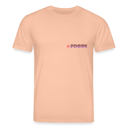 T-shirt "Focus" - pêche