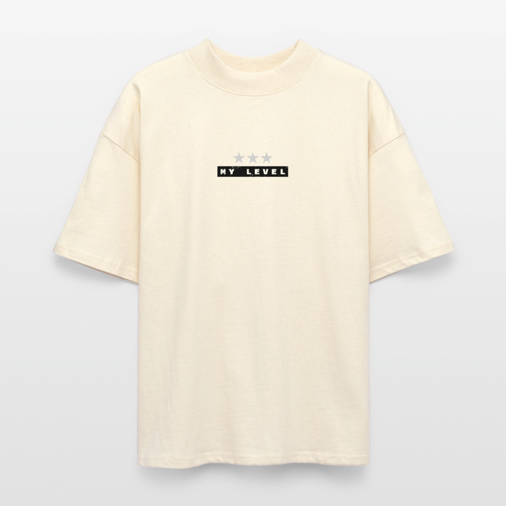 T-shirt bio clair LEVEL 01 - écru doux