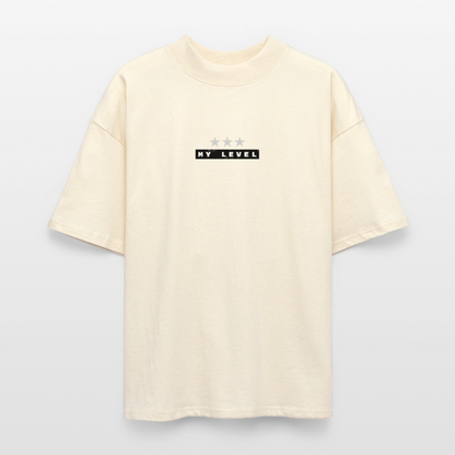 T-shirt bio clair LEVEL 01 - écru doux