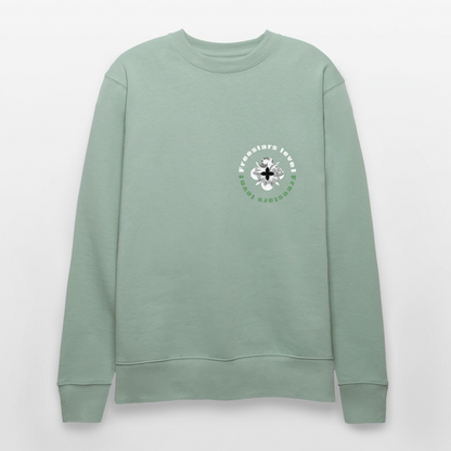 Sweat "Icone" - vert de gris clair
