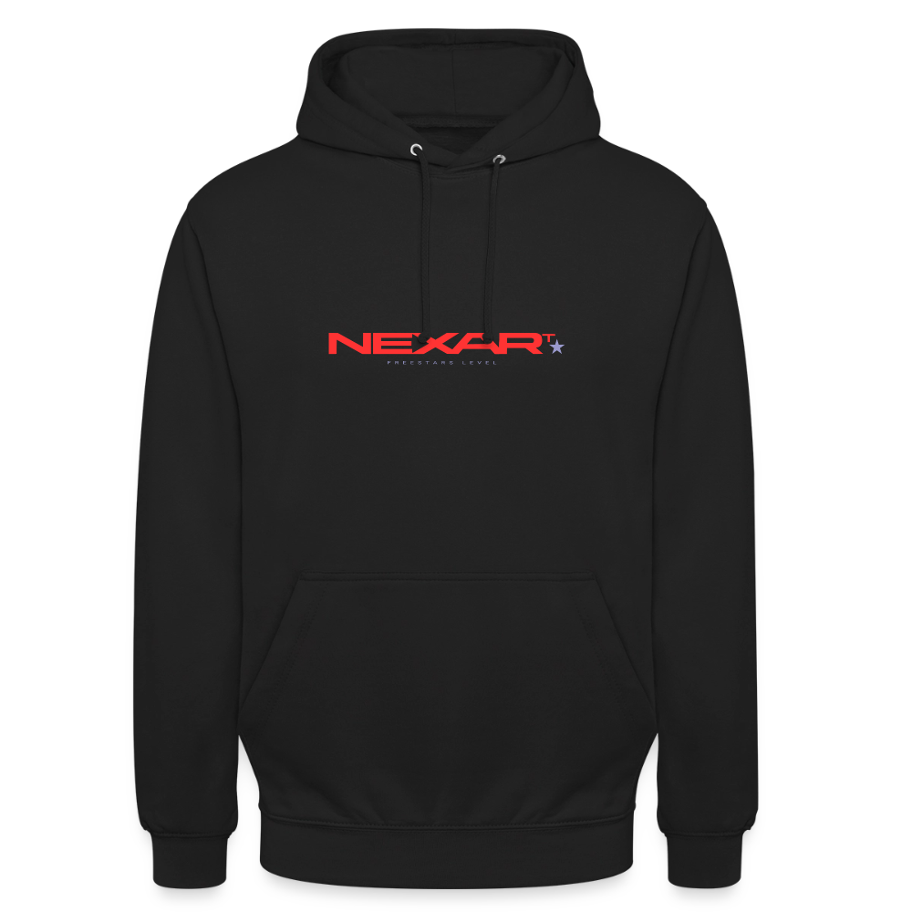 Hoodie  unisexe collection "NEXART" - noir