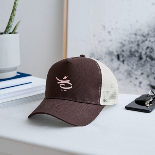 Casquette Trucker "3 st art" - marron/beige
