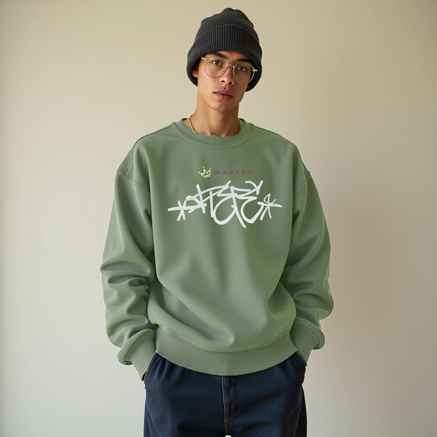 Sweat-shirt "master piece" homme